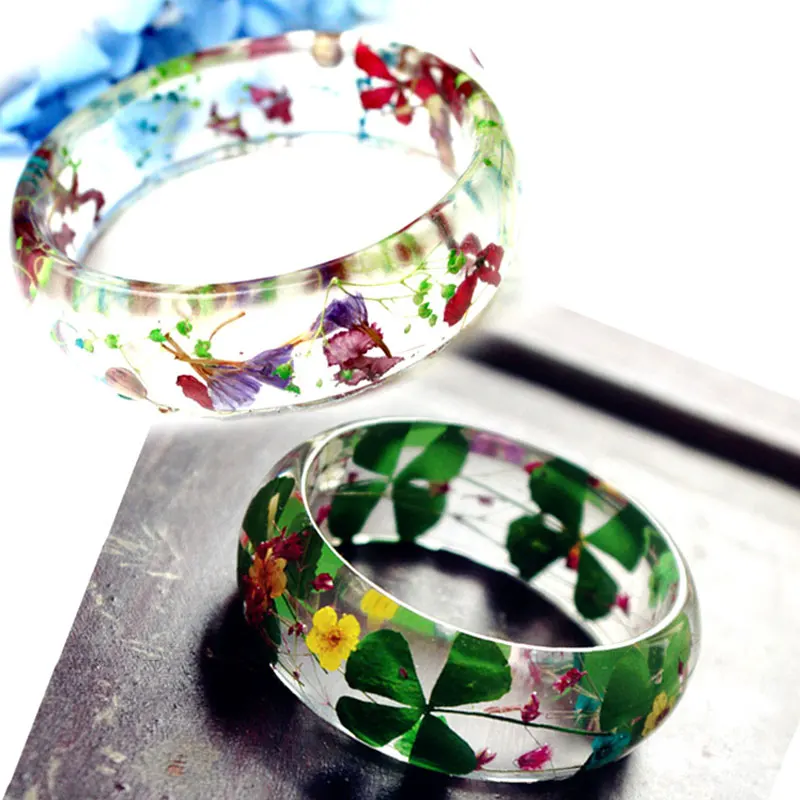Clear Soft Silicone Round Mold Casting Resin Mould Bangle Bracelet Hand Resin Craft Jewelry DIY Making Mold