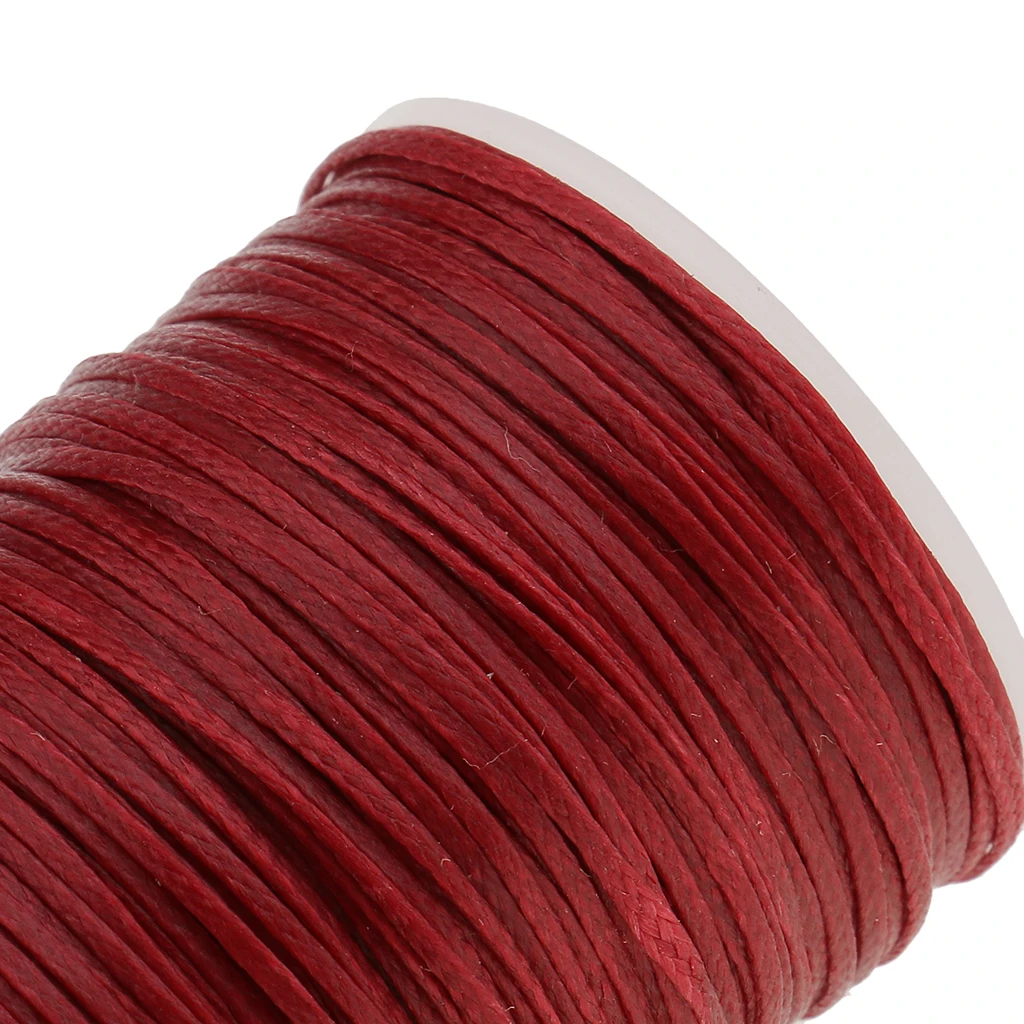 2Pcs 1.2mm Durable Leather Sewing Waxed Thread Cord For DIY Handicraft Tool Hand Stitching Thread 70 Meters