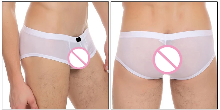 

Ultra-Thin Men's Underwear Ice Silk Boxers Stretch Transparent Underpants Men U Convex Pouch Shorts Boxer Breathable Panties