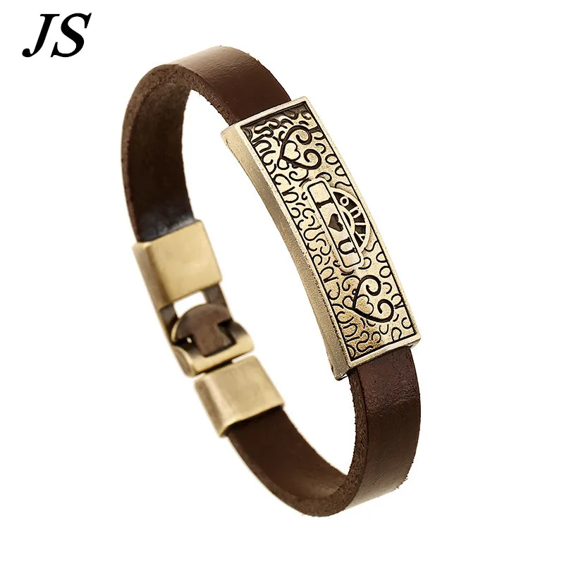 JS Female Best Friends Forever Bff Bracelet Femme Women Hippie Leather