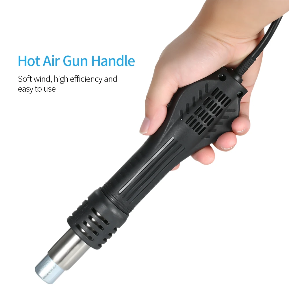 Hot Air Gun Handle Hot Air Desoldering Gun Rework Solder Station Desoldering Tool Building Hair Dryer Soldering Iron