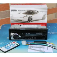 Горячая 12 В Bluetooth Стерео FM радио MP3 аудио плеер 5 В Зарядное устройство USB SD AUX Авто Электроники Сабвуфер в тире 1 DIN Авторадио