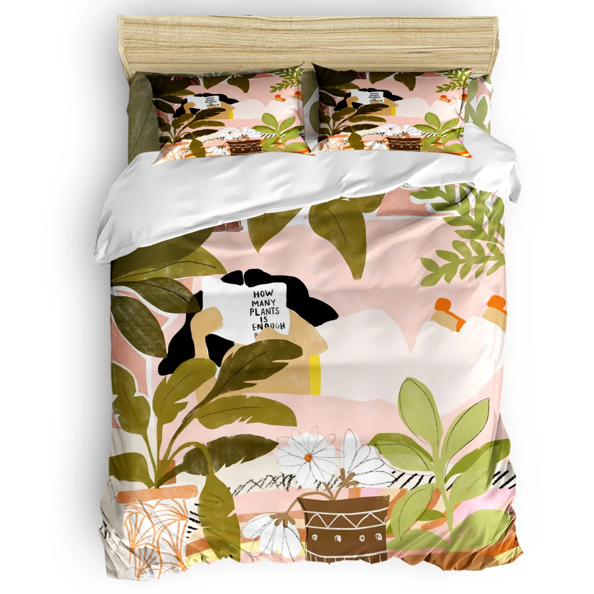 

How Many Plants Is Enough Plants Duvet Cover Cotton King Size Queen Size Quilt Cover Set Bedclothes Comforter Single Bedding Set