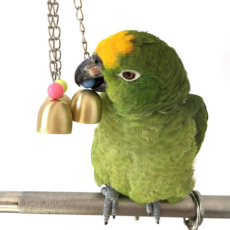 Для клетка для попугая аксессуары колокольчики акриловые Nibbling птица игрушки хороший голос мягкая игрушка для птицы