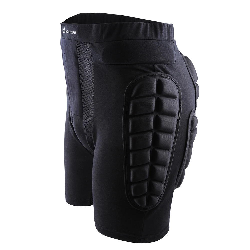 Black Short Protective Hip Butt Pad for Ski Skate Snowboard roller skating skiing protection drop resistance roller padded pants Black Short Protective Hip Butt Pad for Ski Skate Snowboard roller skating skiing protection drop resistance roller padded pants