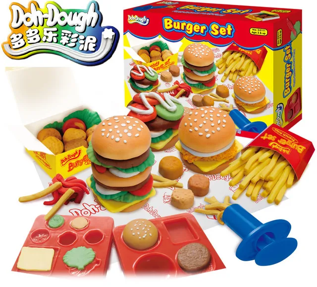hamburger play doh