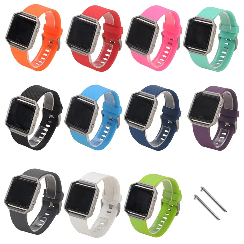 

Silicone Watchband for Fitbit blaze Quick Release Rubber Diving Sport Replacement Bracelet Strap Band for Smart Watch