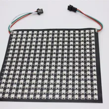 P10mm 16*16 пикселей 256 светодиодов Гибкая мини светодиодная матрица ws2812 WS2812b