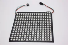 P10mm 16*16 pixels 256leds flexible mini led matrix ws2812 WS2812b