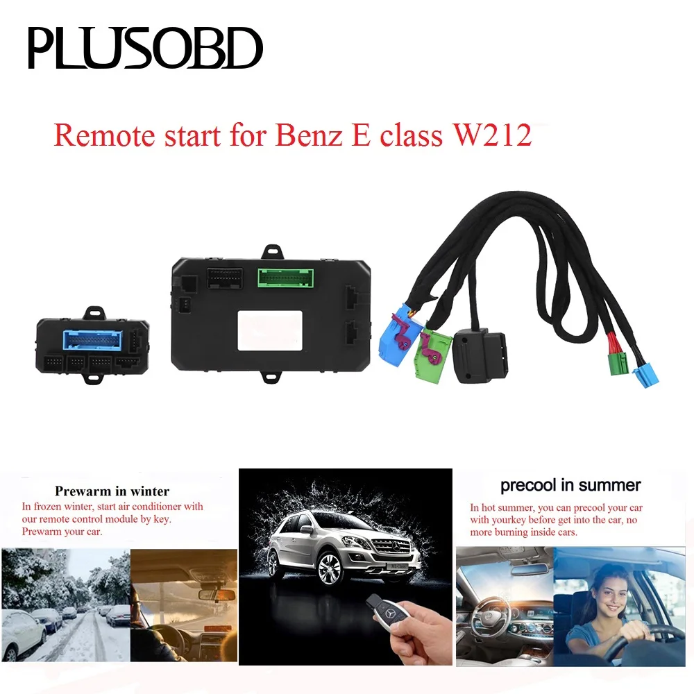 

Remote Control Car Engine Start/Turn Off To Warm Up Car In Winter And Precooling In Summer For Mercedes Benz W212
