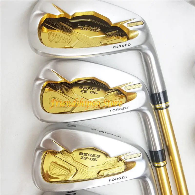 Новые клюшки для гольфа HONMA S 05 4 звезды утюги 11.A.S клубов графитовый Вал R/S гибкий