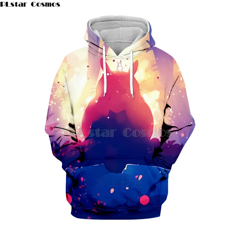 

My Neighbor totoro 3d hoodies/sweatshirt/shirts tee Unisex kawaii long sleeve harajuku japan Hayao Miyazaki fashion streewear-6