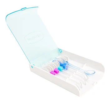 

Waterpulse Hygiene Storage Case with 5 Replacement Tips Dental Flosser Tips Storage Box Water Flosser Accessories Storage Case