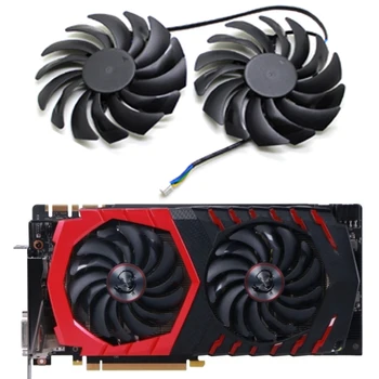 

2PCS PLD10010B12HH DC12V 0.40A 4PIN FOR MSI GTX1080Ti 1080 1070 1060 RX470 480 570 580GAMING Graphics Card Cooler Fan