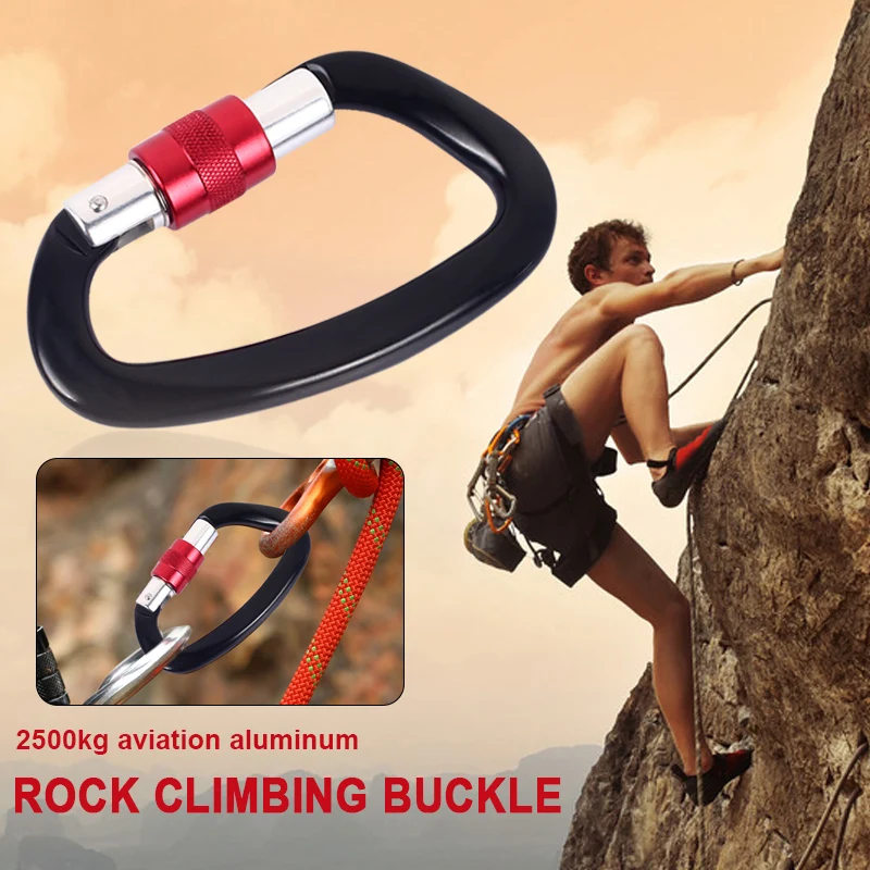 7075 Aluminium Alloy Climbing Buckle Mountaineering Buckle Versatile