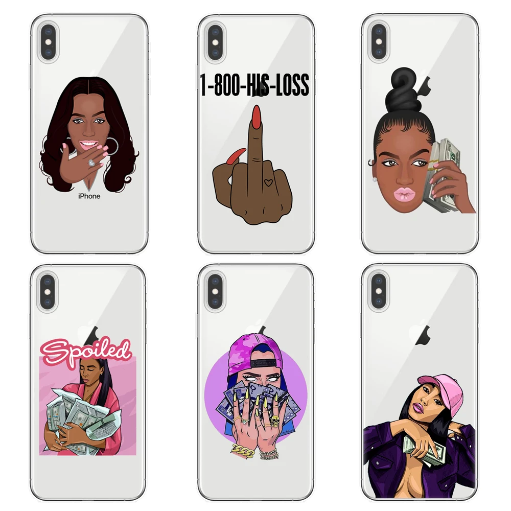 KDMOJI MONEY STACKS Clear Silicone Phone Cases for iPhone Xs 7 7Plus 8 Plus X 6 6SPlus 5 5S SE XS MAX XR Back Cover |