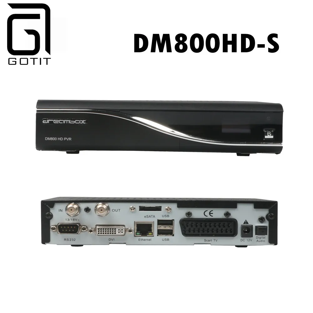 

Best Satellite Receiver Hd DM800HD-S with 800HD PVR DVB-S Satellite Receiver Hd Linux System 400MHz Enigma 2 Free Shipping