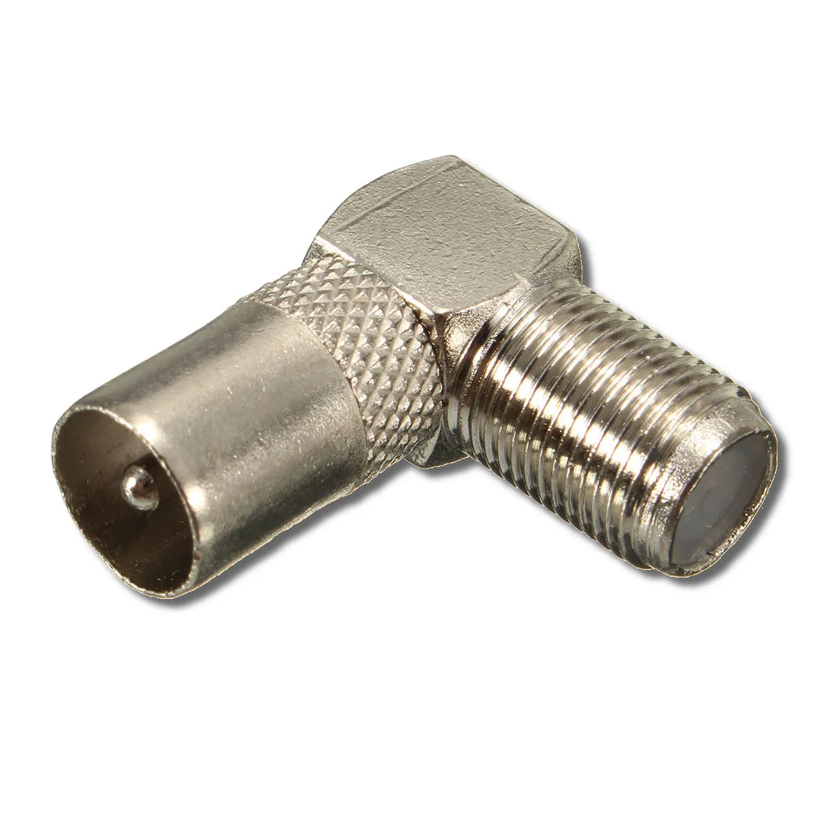 KROAK 90 Degree Right Angled TV Aerial Cable Connector RF Coaxial F