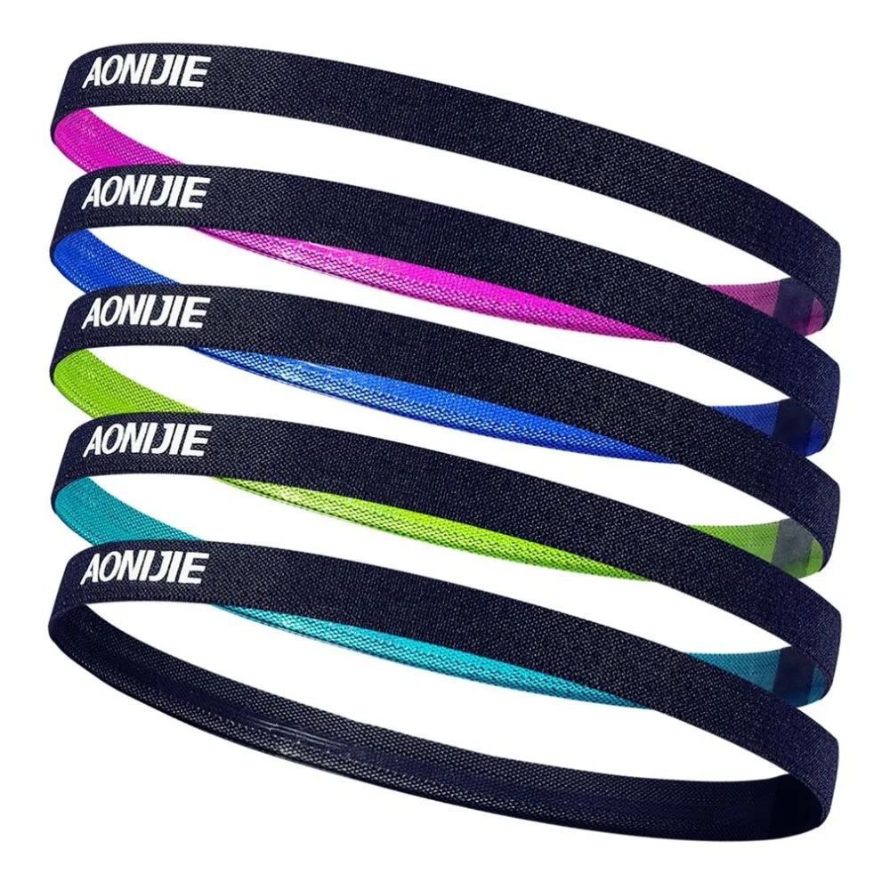 Anti Slip Absorbent Cycling Yoga Sport Sweat Headband Men Sweatband For