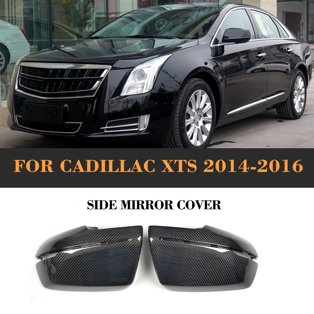 carbon fiber Direct Replacement Car Mirror Cover For Cadillac XTS 4