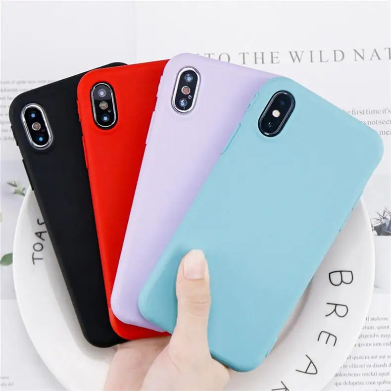 

Matte Candy Case for Vivo X21i X21 UD X23 X20 Plus Cases for OPPO Y85 Y83 V7 Plus Covers Coque On for OPPO Nex A S