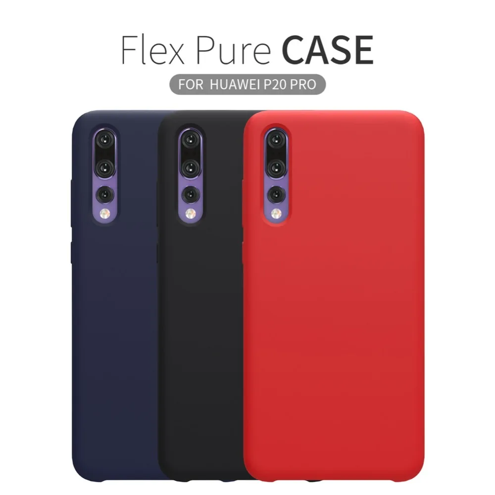 Защитный чехол Nillkin Flex Pure для huawei P30 P20 Pro Чехол тонкий мягкий жидкий силиконовый резиновый противоударный чехол для телефона для Nova 4e