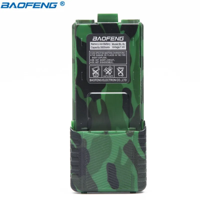 Аккумулятор большой емкости для рации 7 4 В 3800 мАч|battery for baofeng uv-5r|radio accessoriestwo way radio
