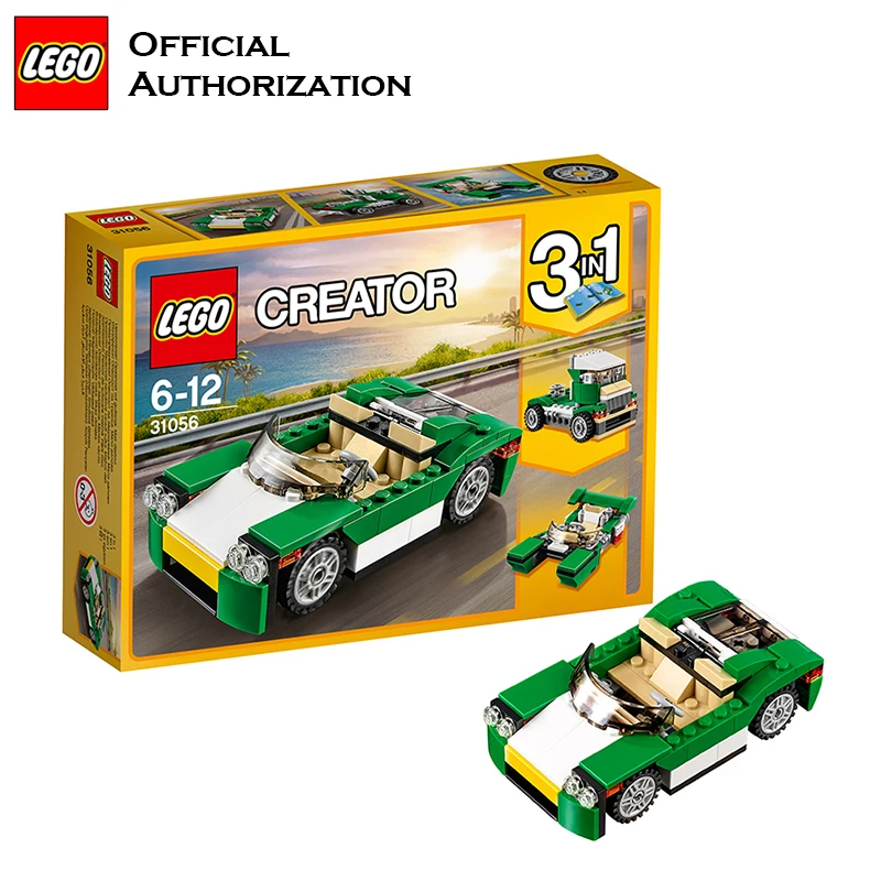 LEGO строительные блоки автомобильные игрушки серия Creator креативные зеленые