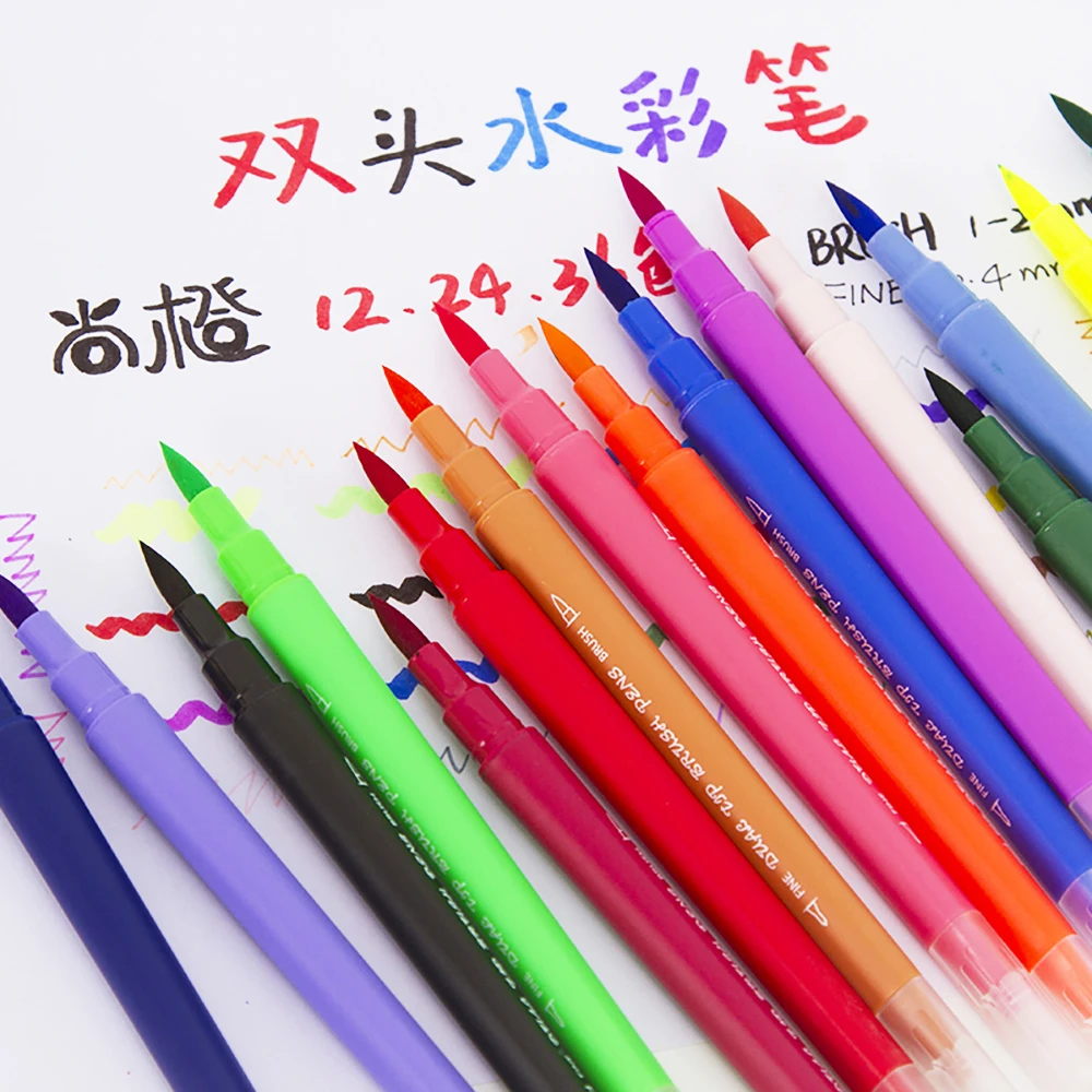 12-24-36-Colors-Pack-Dual-Tip-Brush-Art-Marker-Pens-Colored-Fine-Tip-Markers-for (3)