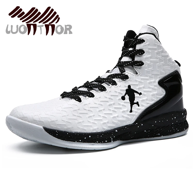 

LUONTNOR 2018 Women Men Basketball Boots High Top Wearable Basketball Shoes Mixed Color Sport Trainers Man Plus Size 47