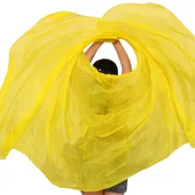 Высокое качество, дешевые вуали для танцев, Женская Сексуальная Шелковая вуаль для танца живота,, много цветов