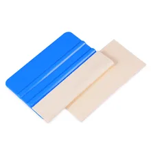 EHDIS 10 шт./лот, сменный шерстяной войлок для 4 дюймов, 10 см, скребок для карт, автомобильная пленка, виниловая пленка, скребок, автомобильная наклейка, инструмент для тонировки окон