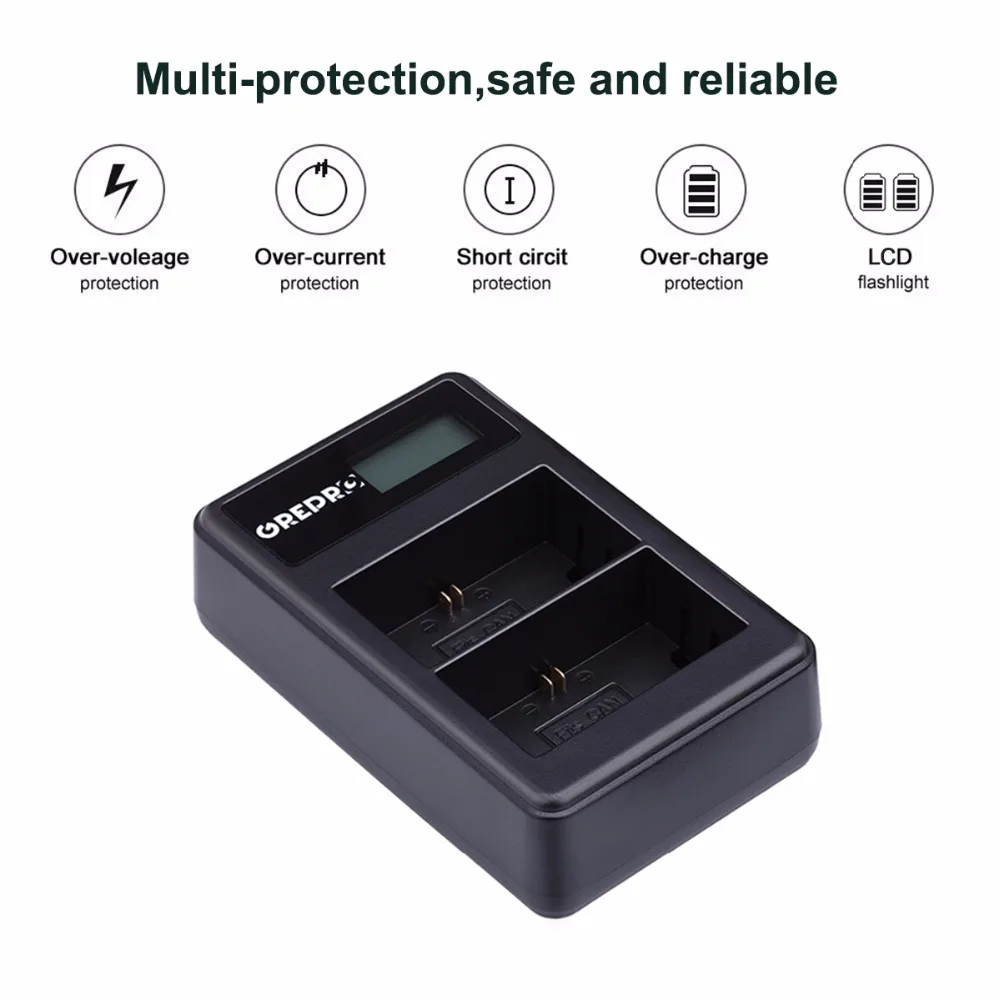 2pcs 1200mAh LP-E12 LPE12 LP E12 Camera Battery + LCD USB Charger for Canon M 100D Kiss X7 Rebel SL1 EOS M10 EOS M50 DSLR AKKU