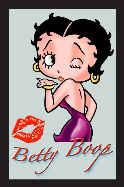 betty boop y poster custom satin poster print cloth fabric wall