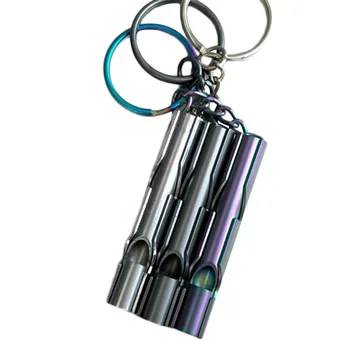 

Outdoor EDC Tool Loud Volume Metal Stainless Steel Whistle High Decibel Camping Hiking survival gear defensa personal S