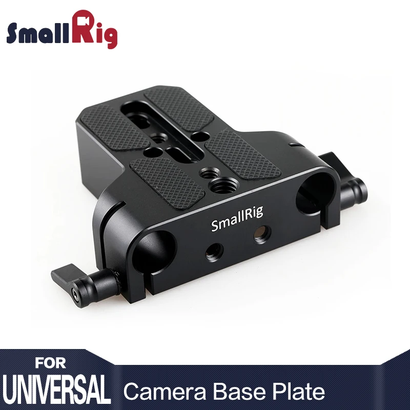 SmallRig Универсальный низкий профиль Dslr камера база пластина с 15 мм стержень железнодорожных зажим, таких как для Sony fs7, для Sony a7 series 1674 - изображение