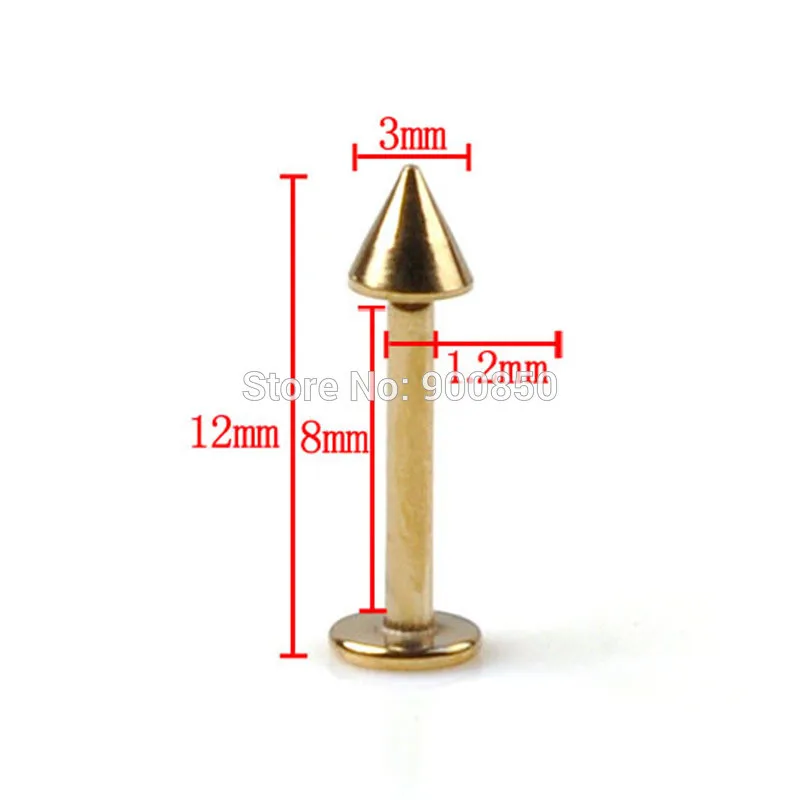 Wholesale 5PCS Spike Piercing Labret Lip Tragus Ear Accessories For Women Men Punk Stylish Casual Ear Studs Body Jewelry