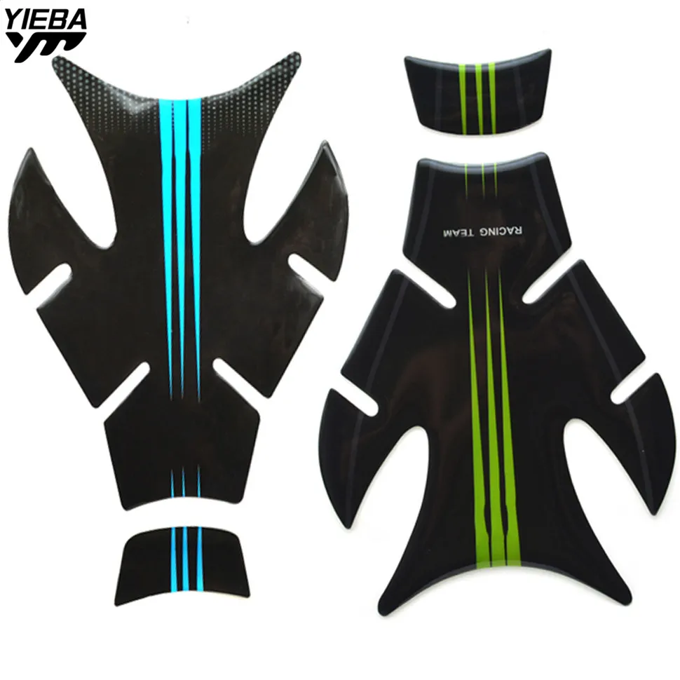 Motorcycle Decal Gas Oil Fuel Tank Pad Protector Skull Racing Car Sticker For Kawasaki  ninja250 ninja300 ninja1000 ninja650