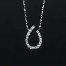 LASAMERO Halo 0.16CT 18k Gold Round Cut Square Center Pave Set Natural Diamond Necklace Chain Women Fine Jewelry