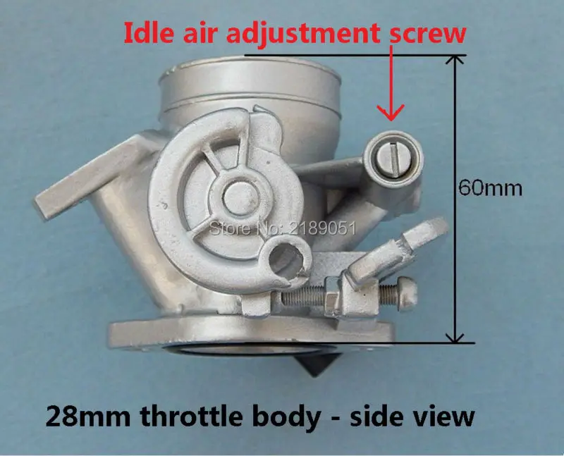 28mm throttle body - side view