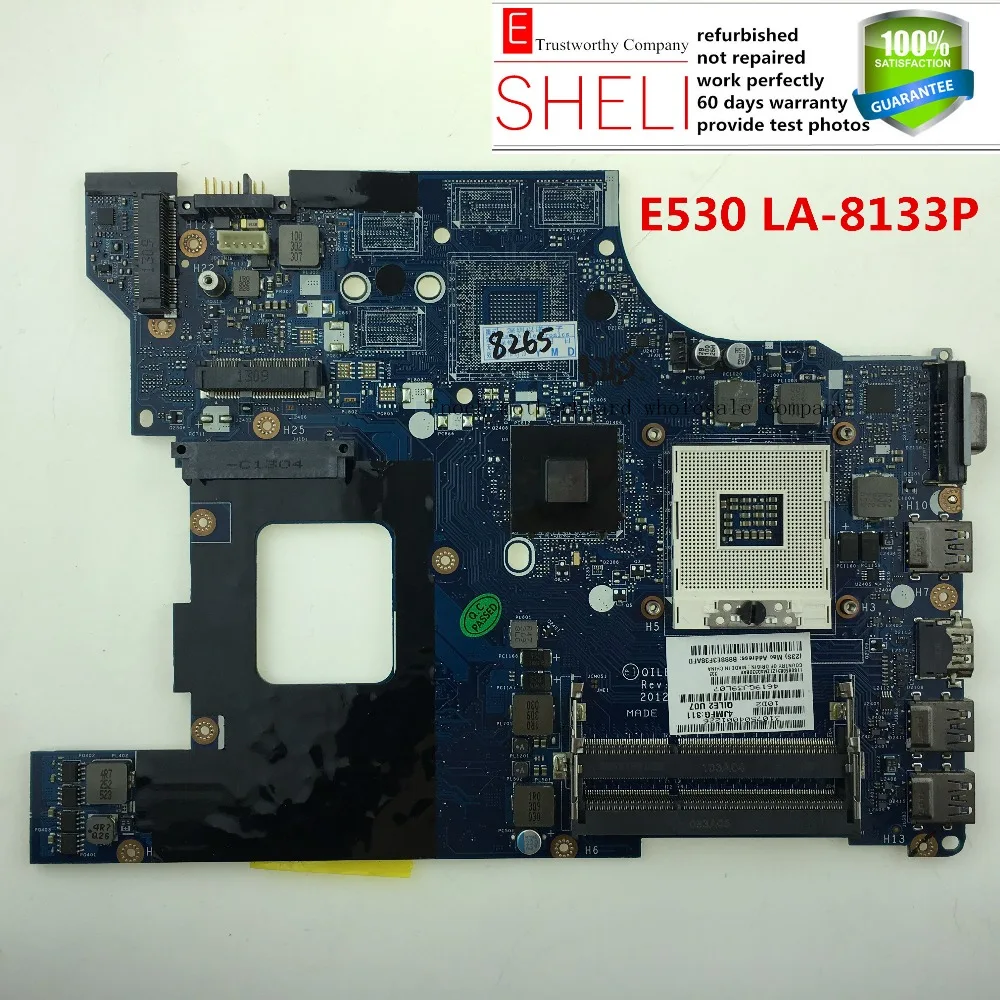 LA-8133p для Lenovo E530 материнская плата QILE2 intel HD graphic рабочая префектура класс A SHELIstore |