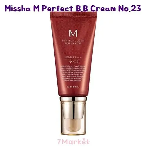 spesifikasi Missha M Perfect Cover BB Cream SPF42 PA + + + 50 Ml 21 23 27 CC Cream concealer Foundation Pelembab Whitening Makeup