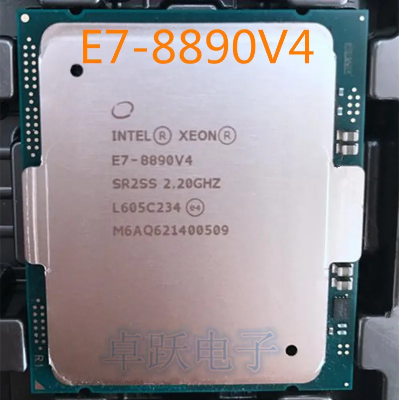 E7-8890v4 Intel Ксеон OEM версия E7-8890 V4 2,20 ГГц 60M 24 ядра 14NM LGA2011-3 165W E7 8890V4