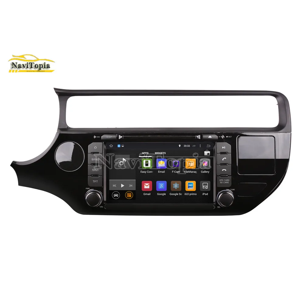 NAVITOPIA 4G RAM 64G ROM PX6 Android 9.0 Car DVD Radio Multimedia Player GPS Navigation for Kia Rio