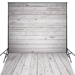 4X6ft Художественная ткань серый винтажный деревянный тематический Фотофон для детей фотосессии D7585