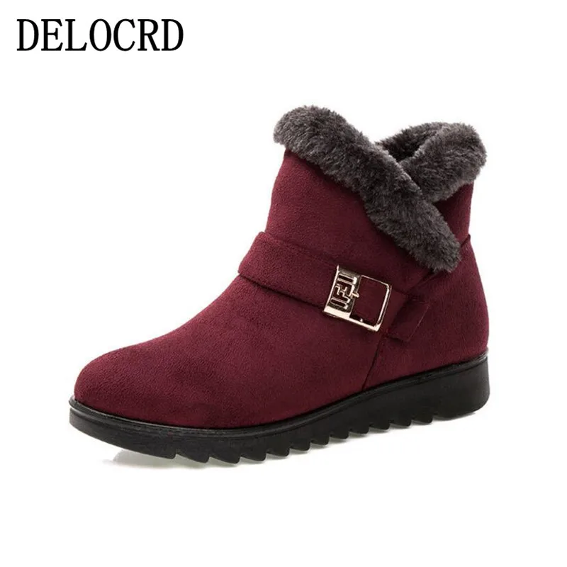 Women's Snow Boots Warm Short fur plush Winter ankle Boots XL Platform Ladies Suede Cotton Shoes Women Comfortable Drop shipping Women's Snow Boots Warm Short fur plush Winter ankle Boots XL Platform Ladies Suede Cotton Shoes Women Comfortable Drop shipping