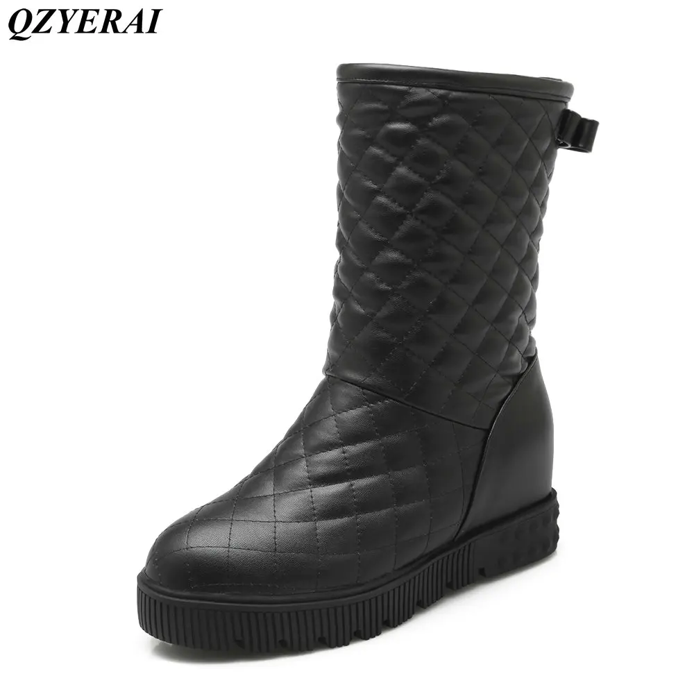 

QZYERAI New arrival flat snow boots winter warm women's shoes waterproof women's shoes suitable for -30 degrees temperature