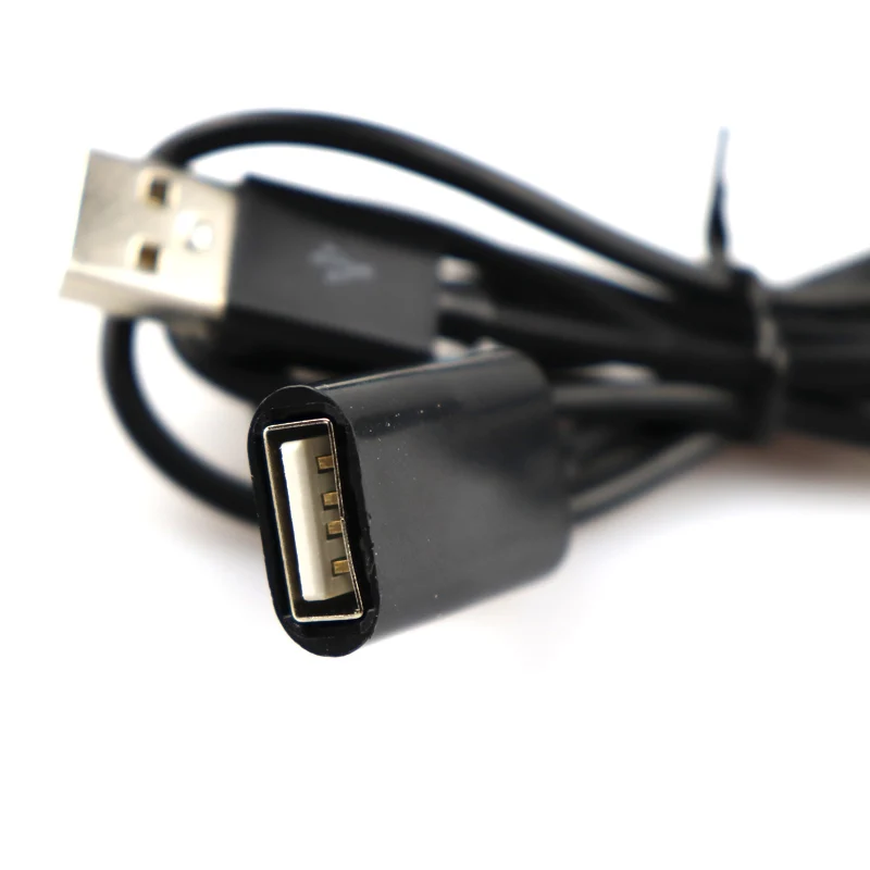 1 m 50 سنتيمتر USB 2.0 الذكور إلى الإناث USB تمديد سلك تمديد تمديد وصلة كابل موسع لأجهزة الكمبيوتر المحمول USB كابل تمديد