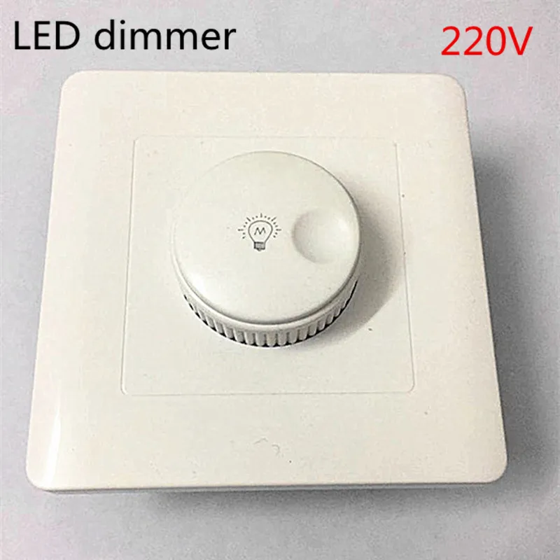 

220V LED light thyristor dimmer switch Downlight Spotlight Incandescent lamp 86 type brightness dimming device 300W