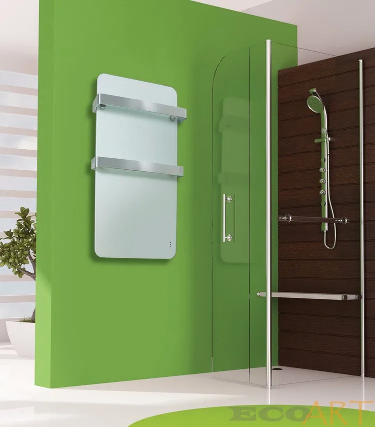 Eco Art 600W вертикальные плоские радиаторы для ванной комнаты с беспроводным термостатом